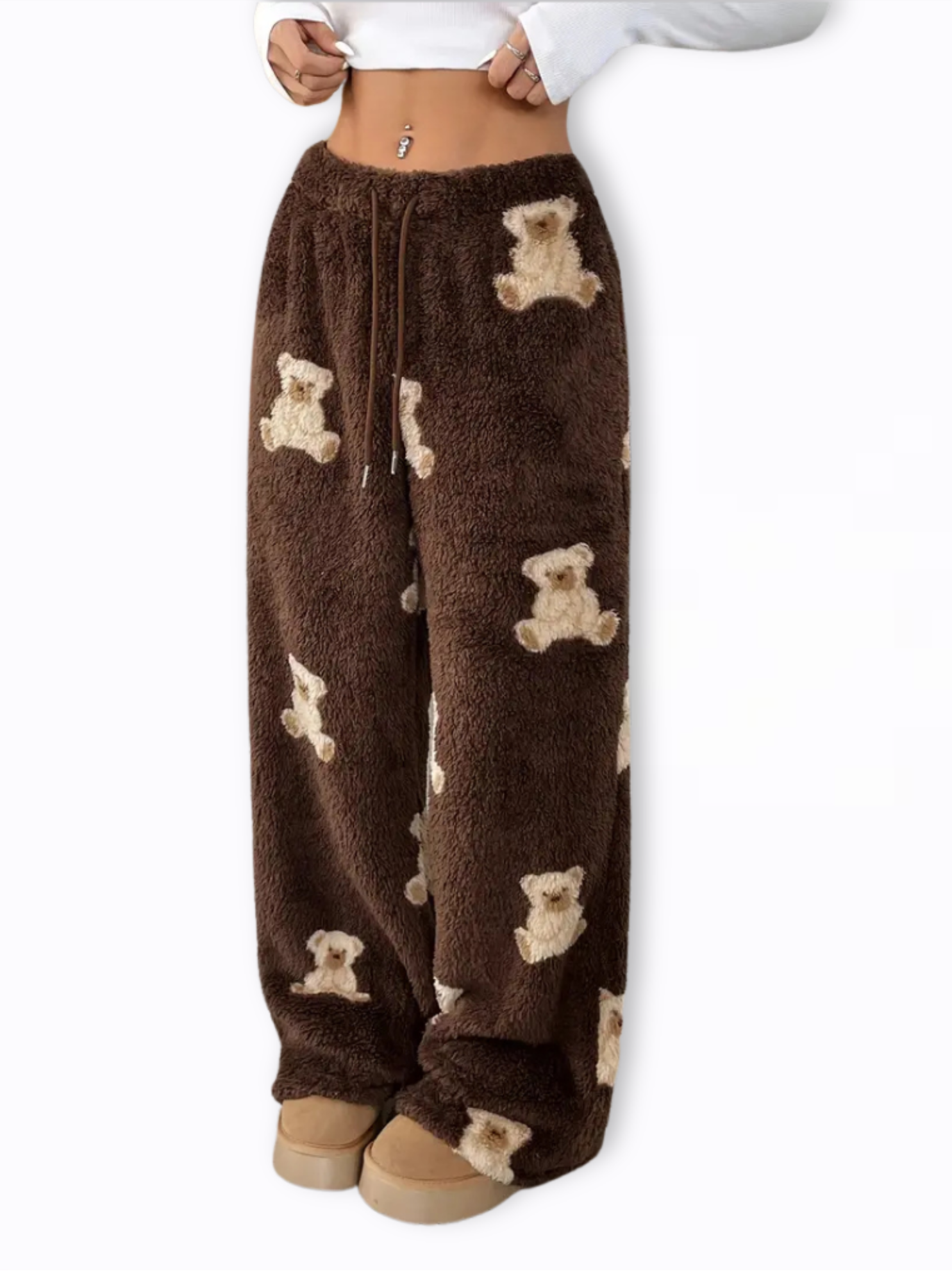 Bear Print Pants