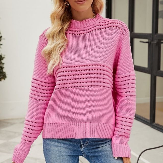 Chic Pink Sweater