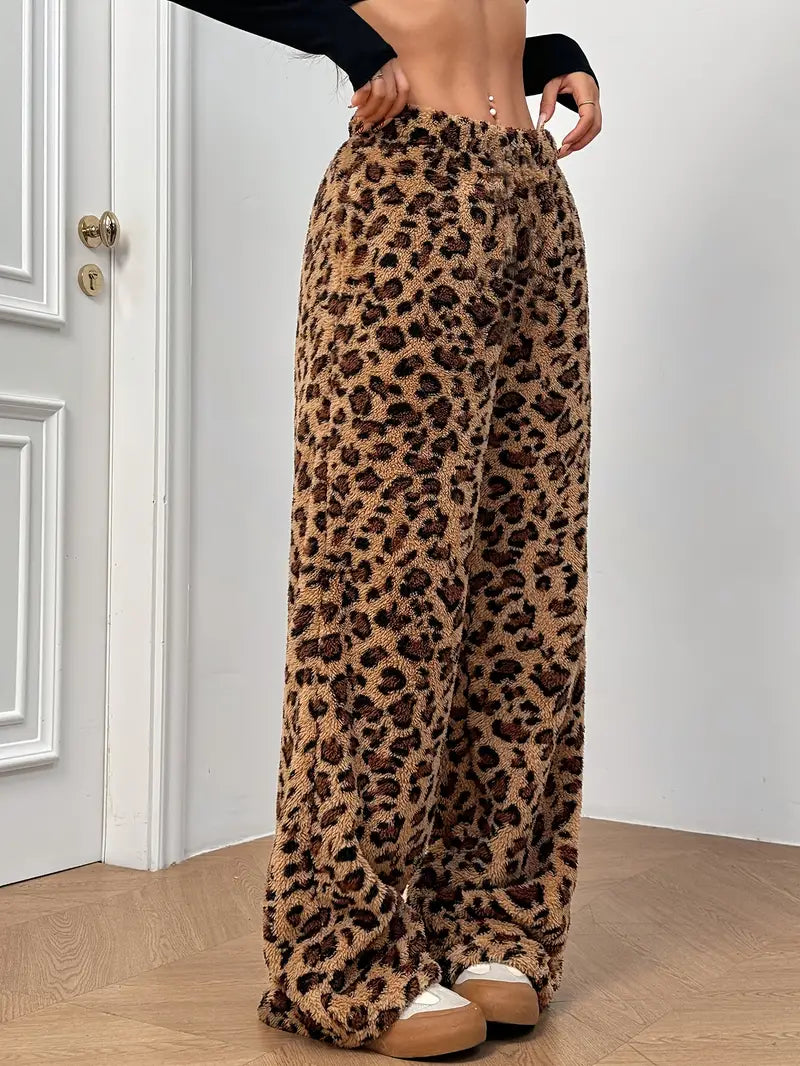 Leopard Print Pants