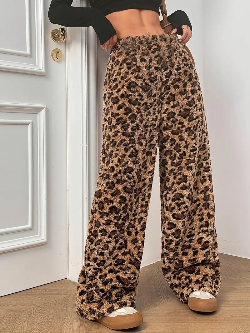 Leopard Print Pants