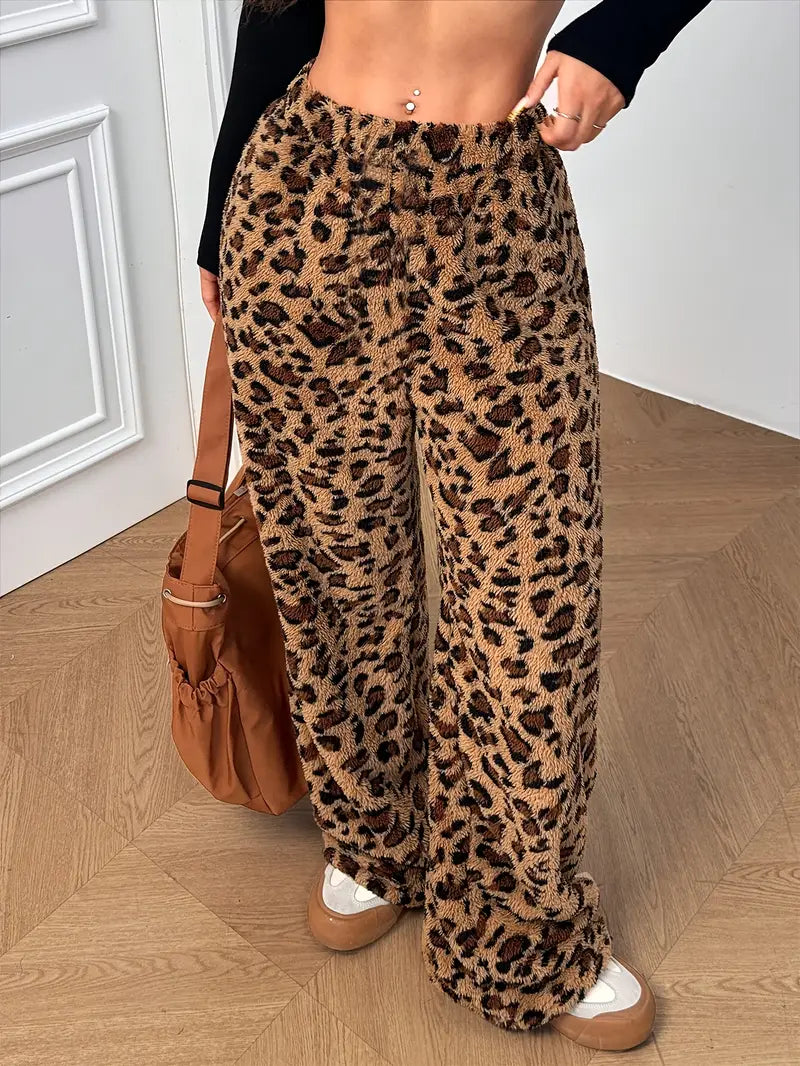 Leopard Print Pants